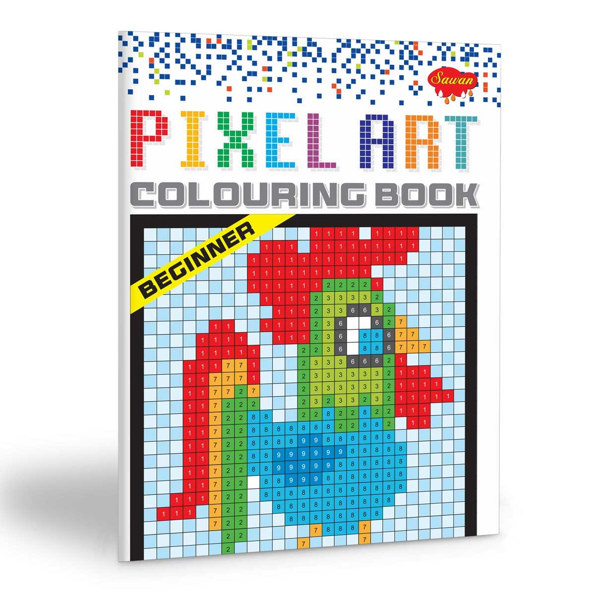 Pixel Arts Colouring Book - Beginner